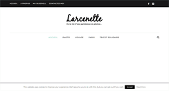 Desktop Screenshot of larcenette.fr