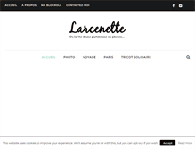 Tablet Screenshot of larcenette.fr
